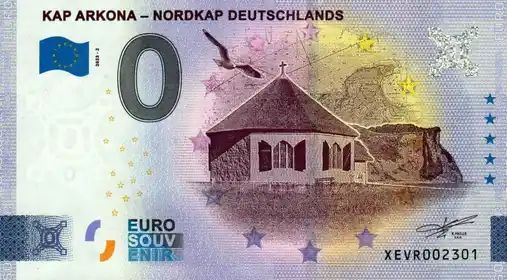 0€ banknote KAP ARKONA - NORDKAP DEUTSCHLANDS
