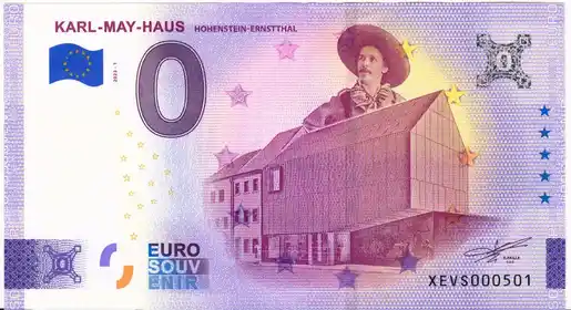 0€-Schein KARL-MAY-HAUSHOHENSTEIN-ERNSTTHAL
