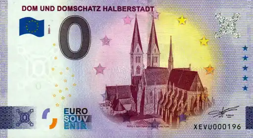 0€ banknote DOM UND DOMSCHATZ HALBERSTADT