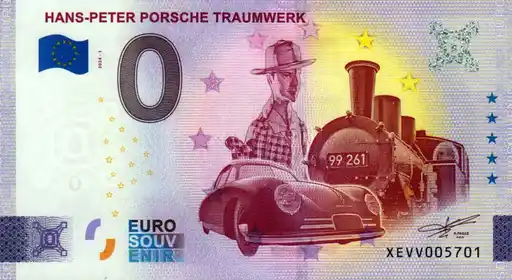 0€ banknote HANS-PETER PORSCHE TRAUMWERK