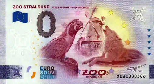 Billete de 0€ ZOO STRALSUND