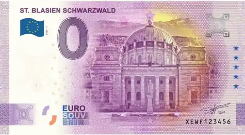 Billete de 0€ ST. BLASIEN SCHWARZWALD