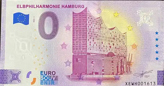 Billete de 0€ ELBPHILHARMONIE HAMBURG