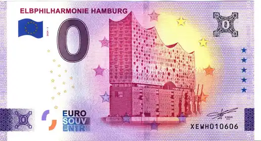 Billete de 0€ ELBPHILHARMONIE HAMBURG