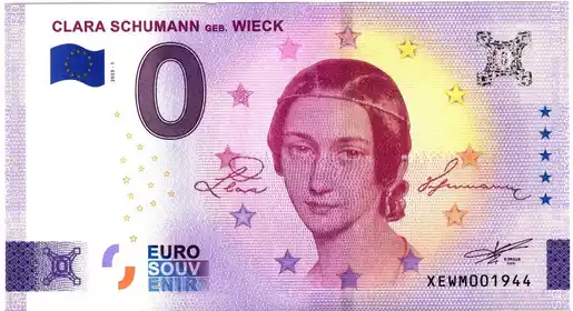 Billet 0€ CLARA SCHUMANN GEB. WIECK