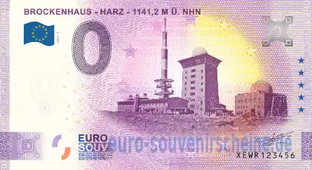 Billet 0€ BROCKENHAUS - HARZ 1141