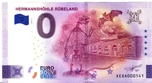 Billet 0€ HERMANNSHÖHLE RÜBELAND