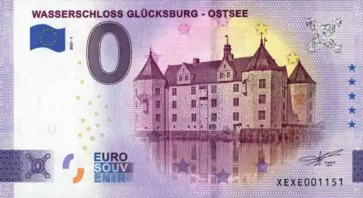 Billete de 0€ WASSERSCHLOSS GLÜCKSBURG - OSTSEE