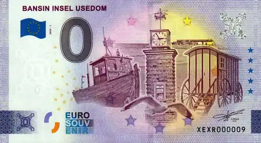 0€ banknote BANSIN INSEL USEDOM