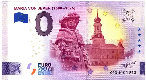 0€-Schein MARIA VON JEVER