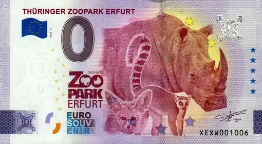 Billete de 0€ THÜRINGER ZOOPARK ERFURT