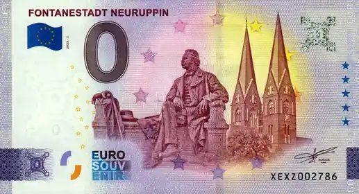 Banconota da 0€ FONTANESTADT NEURUPPIN