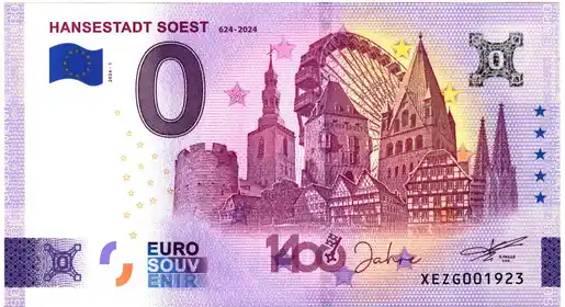 Billete de 0€ HANSESTADT SOEST624 - 2024 1400 Jahre