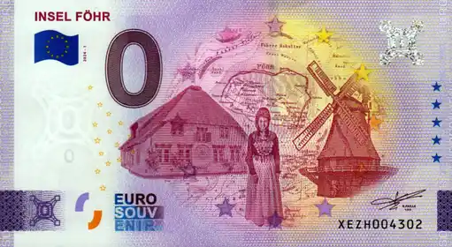 Banconota da 0€ INSEL FÖHR