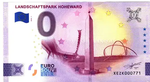 Banconota da 0€ LANDSCHAFTSPARK HOHEWARD