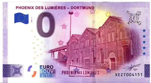 0€-Schein PHOENIX DES LUMIERES - DORTMUND