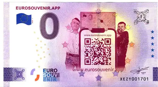 0€ banknote EUROSOUVENIR.APP