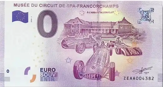 Billet 0€ MUSÉE DU CIRCUIT DE SPA-FRANCORCHAMPS À L'ABBAYE DE STAVELOT