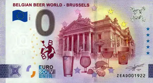 0€-Schein BELGIAN BEER WORLD - BRUSSELS