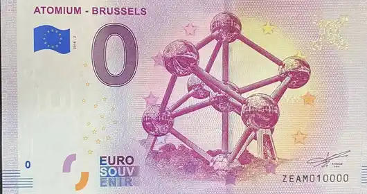 Billet 0€ ATOMIUM - BRUSSELS