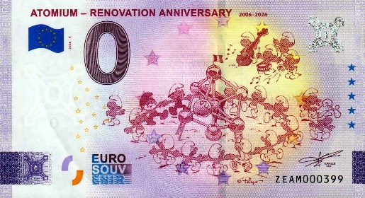 Billet 0€ ATOMIUM - RENOVATION ANNIVERSARY 2006-2026
