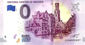0€-Schein HISTORIC CENTER OF BRUGES