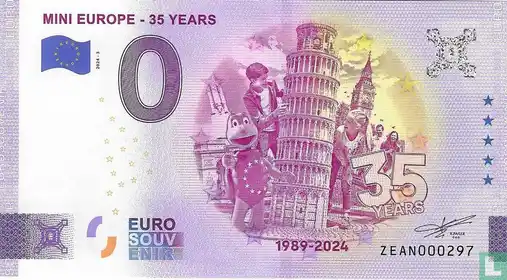 0€ banknote MINI EUROPE - 35 YEARS