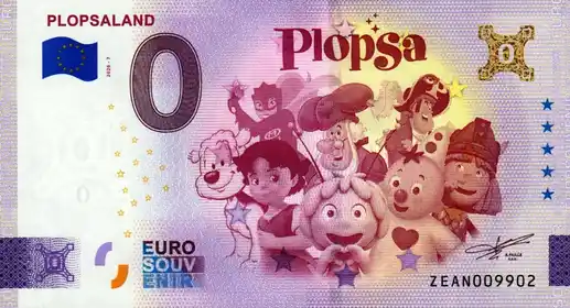 Banconota da 0€ PLOPSALAND
