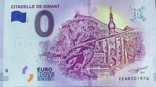0€ banknote CITADELLE DE DINANT