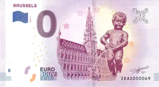 0€-Schein BRUSSELS