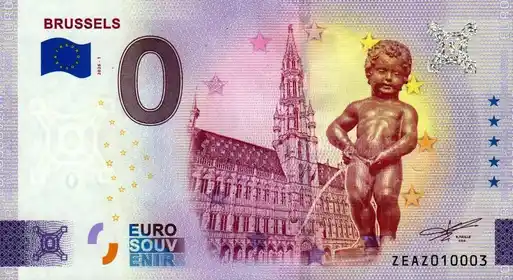Billete de 0€ BRUSSELS