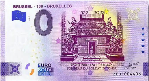 0€-Schein BRUSSEL - 100 - BRUXELLES