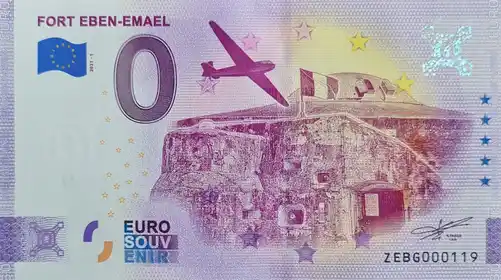 Banconota da 0€ FORT EBEN-EMAEL