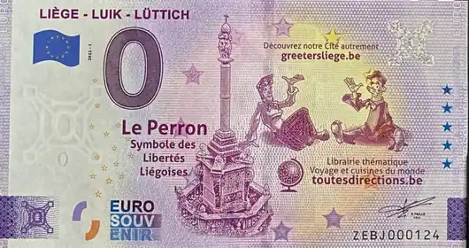 0€-Schein LIEGE - LUIK - LÜTTICH