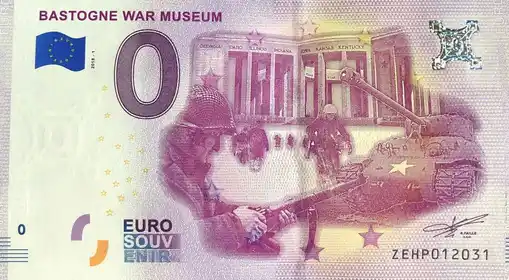 0€-Schein BASTOGNE WAR MUSEUM