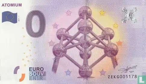 Banconota da 0€ ATOMIUM