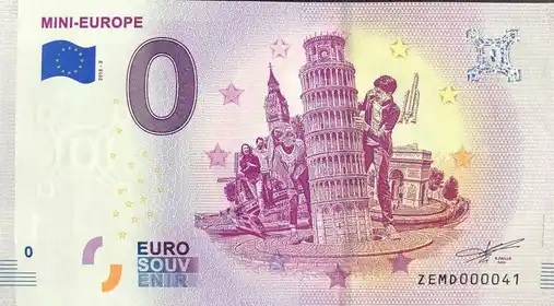 Banconota da 0€ MINI-EUROPE