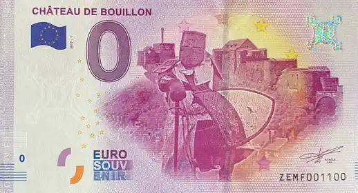 0€ banknote CHÂTEAU DE BOUILLON