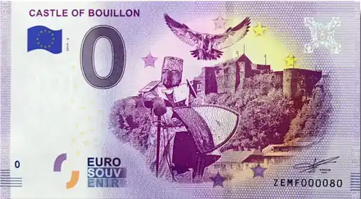 Banconota da 0€ CASTLE OF BOUILLON