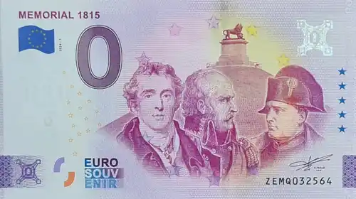 Billet 0€ MEMORIAL 1815