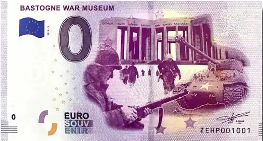 0€-Schein BASTOGNE WAR MUSEUM
